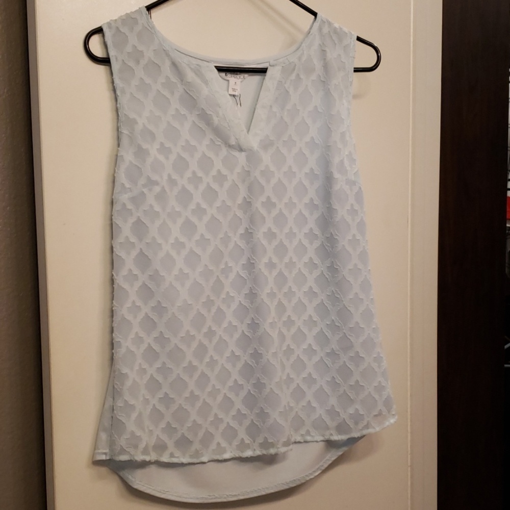 Market & Spruce Ezide Textured Print Top
